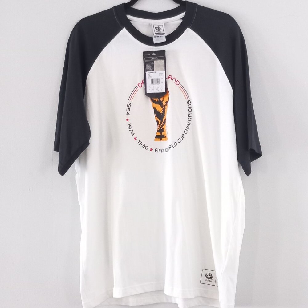 ADIDAS vintage rare authentic FIFA world cup 2006 Germany raglan t shirt NWT